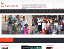 Tablet Screenshot of agniraksha.org